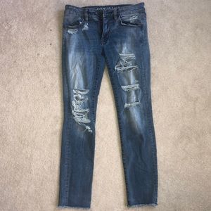 American eagle ripped jeans